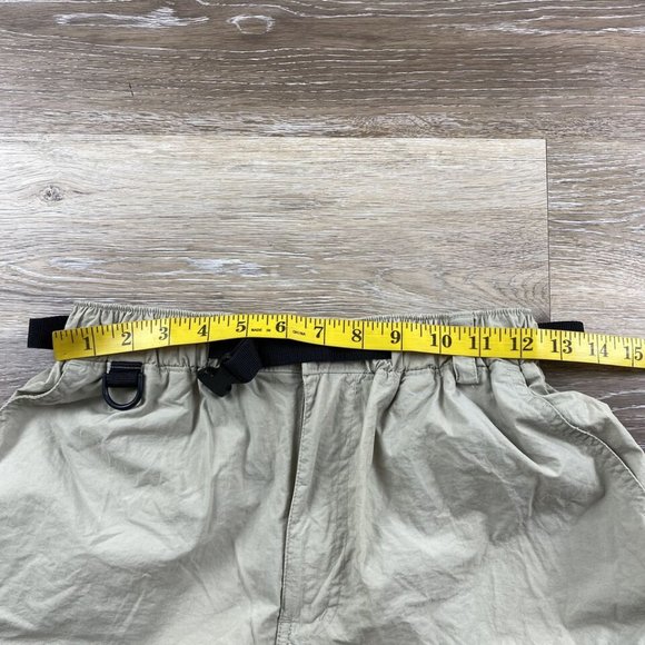 REI High Rise Belted Beige Cargo Hiking Shorts Women's Size Medium - Picture 5 of 9